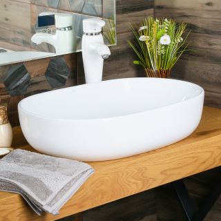 Накладная раковина Melana 5006-805 59см белый